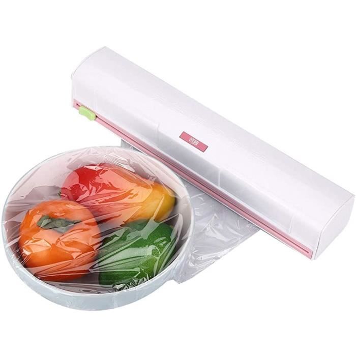 Dérouleur Magnétique Film Distributeur Magnétique Pour Film Alimentaire Et Papier Aluminium - Avec Coupeur - Cuisine Distributeur Papier Alu Alimentaire