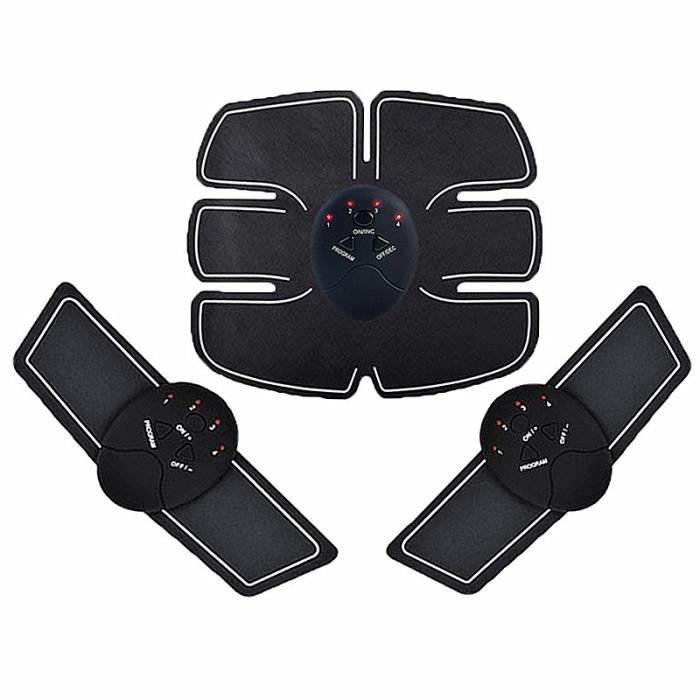 Ceinture Abdominale EMS - Stimulateur Musculaire Pour Abdos, Bras, Jambes | Avec écran LCD Et USB
