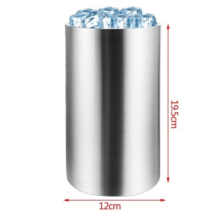 Refroidisseur de canette de bière isolé en acier inoxydable personnalisé de 12oz