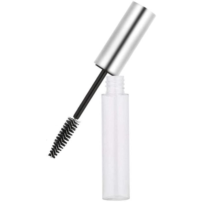 Tube de Mascara Vide avec la Baguette de cil5 Couleurs 10ml Verre de