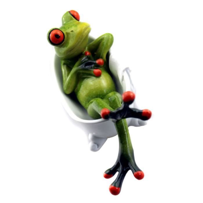 Garden Résine Statue De Grenouille Décor De Grenouille D'extérieur