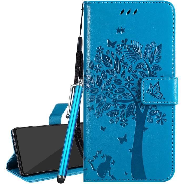 Etui Huawei Y6 2019 Housse Etui Cuir Pochette Portefeuille avec
