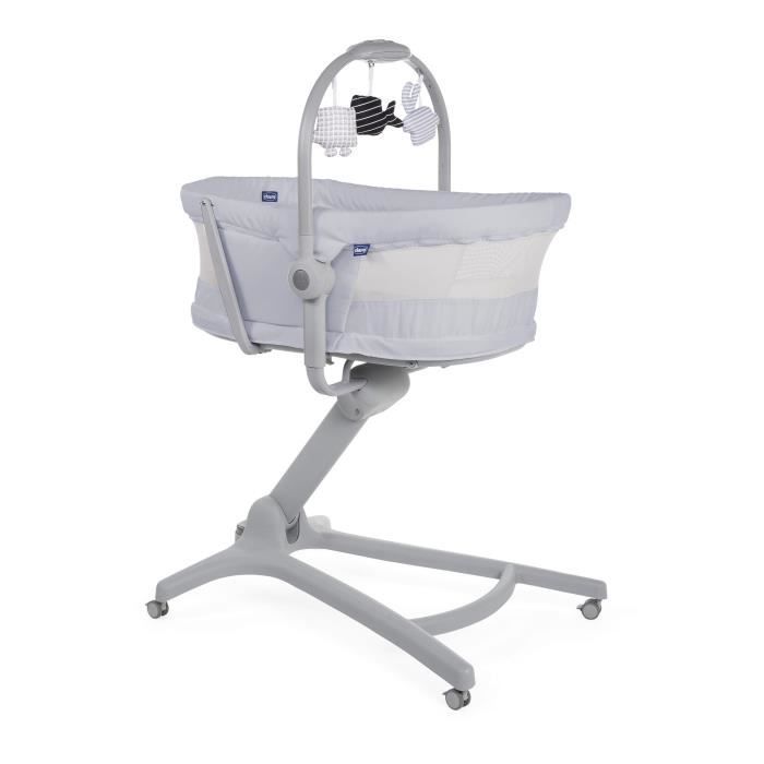 Transat Baby Hug 4in1 Air Stone - CHICCO - Evolutif - Gris - Mixte