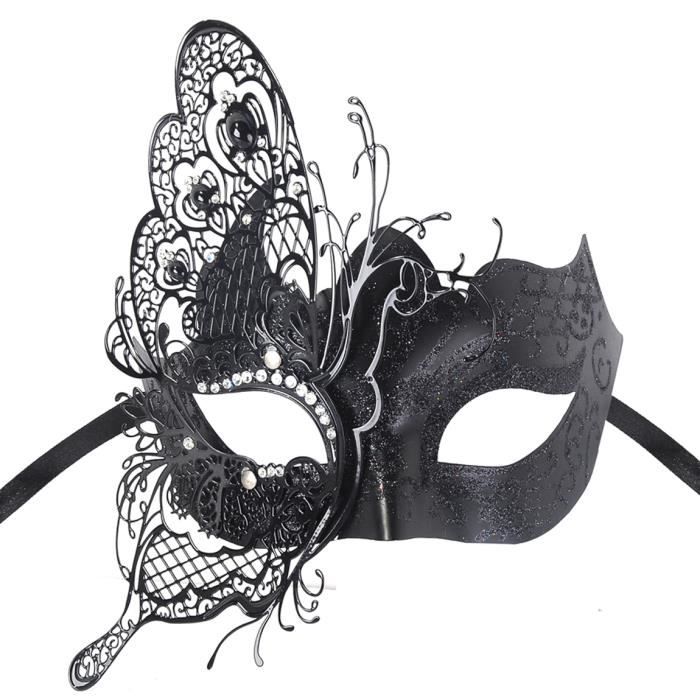 Masque Vénitien Enfant - Demi-masque Bleu Ciel Pour Fête, Carnaval, Cosplay Et Déguisement
