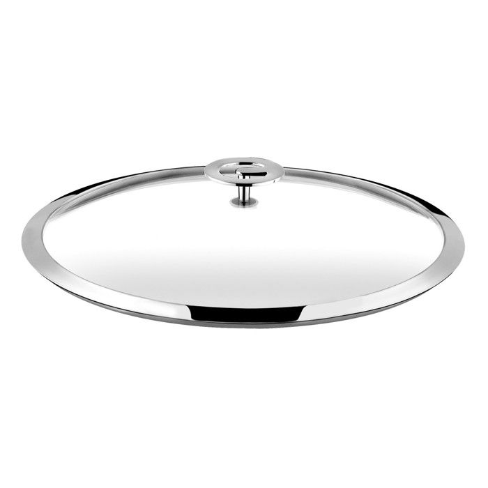 Universel - Couvercle 16cm verre trempé et inox