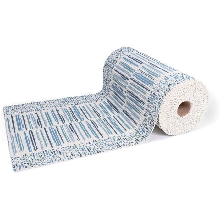 Tapis De Bain Antidérapant ANRO - Mousse Souple - 65x120 Cm - PVC Lavable Machine