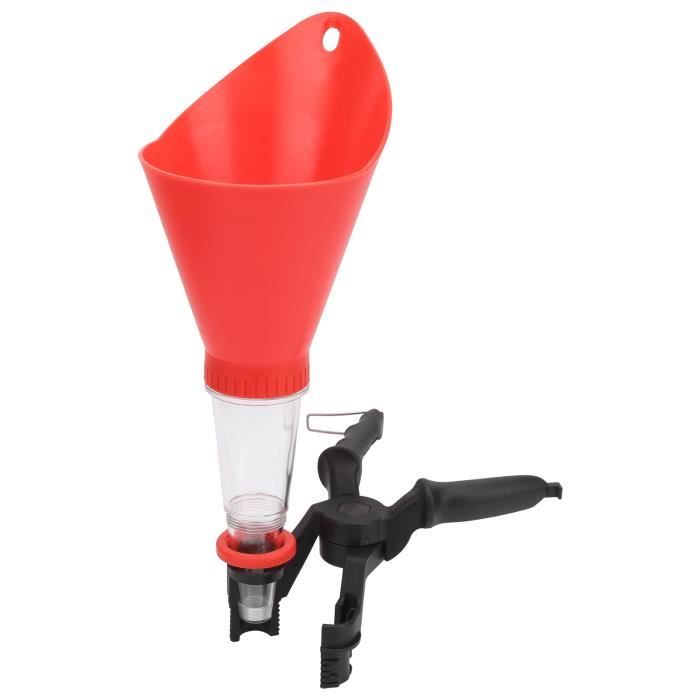 Entonnoir De Remplissage D'huile Moteur - Plastique Durable, Anti-éclaboussures - Pour Voiture Et Moto