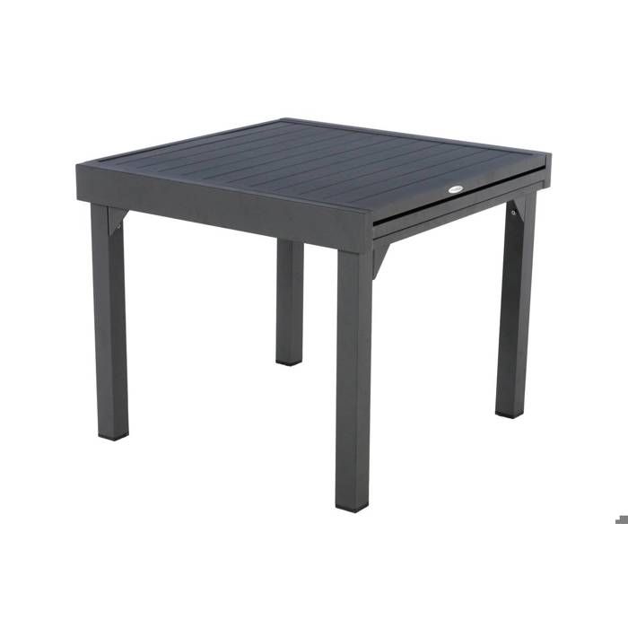 Table Piazza Alu Hesperide Extensible 8 P Graphite Achat