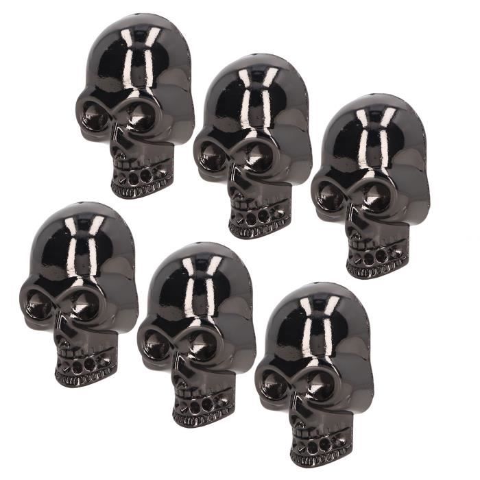 HURRISE Rivets De Tête De Mort En Métal 50 Ensembles De Rivets De Crâne