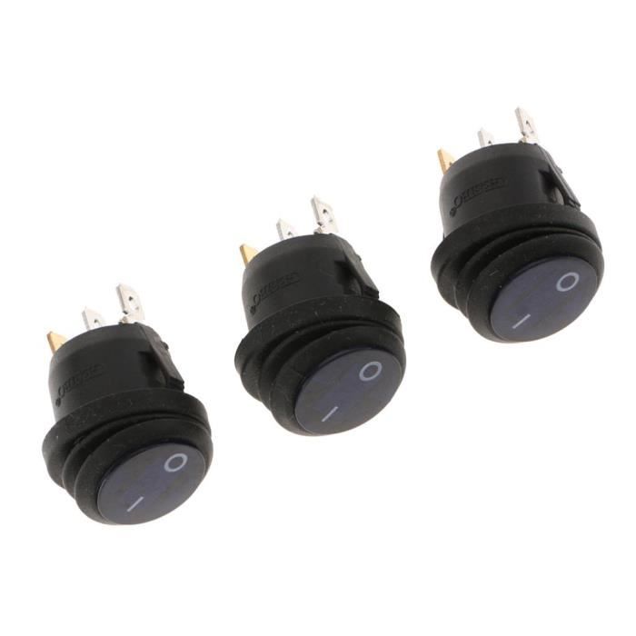 Interrupteur Bascule Bateau Sourcing Map - 4 Broches ON/OFF 250V/6A