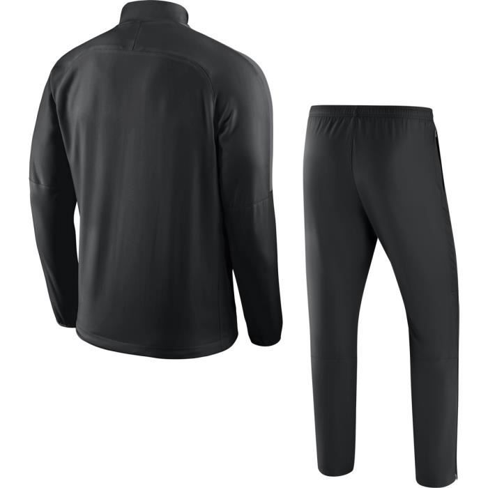 Ensemble de Jogging Nike Dry Academy 18 TRK SUIT W pour Homme - Noir, Gris Antracite et Blanc