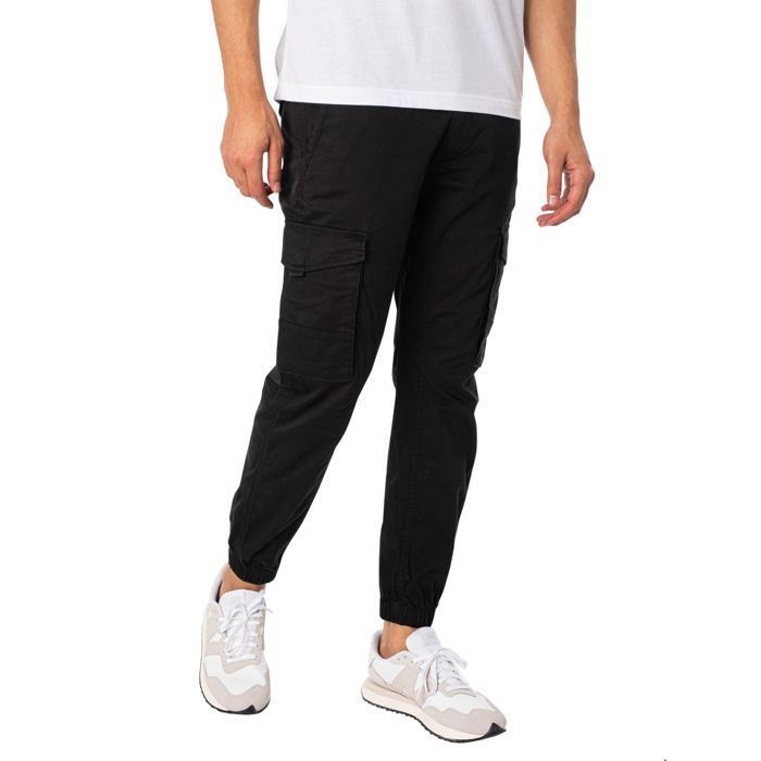 JACK & JONES Pantalon Cargo Noir Homme