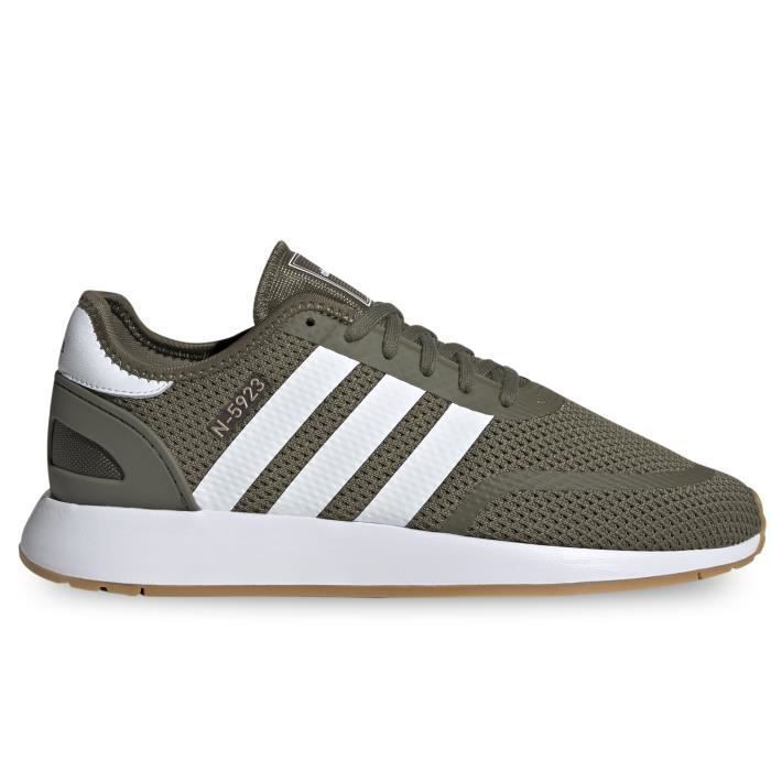 Adidas Chaussures - ADIDAS - N-5923 - Vert - Lacets - Plat