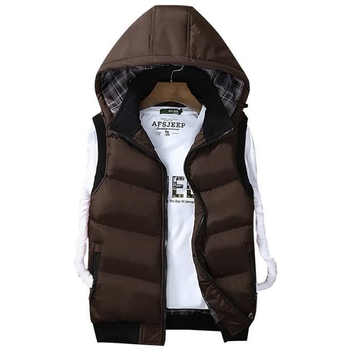 Doudoune sans manche de marque homme store