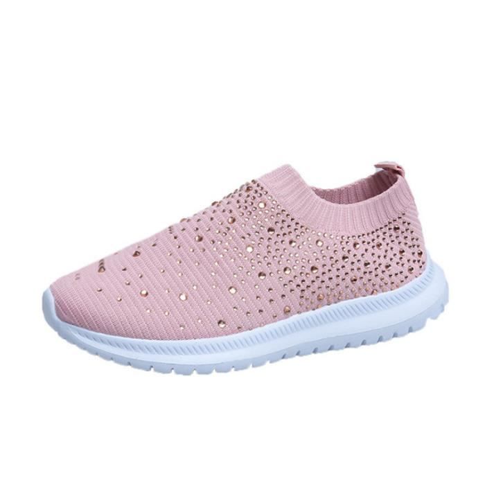 Basket avec shop strass femme