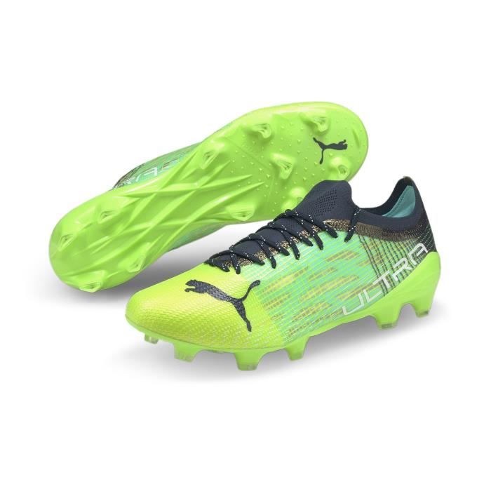 Puma bleu et vert fluo hot sale