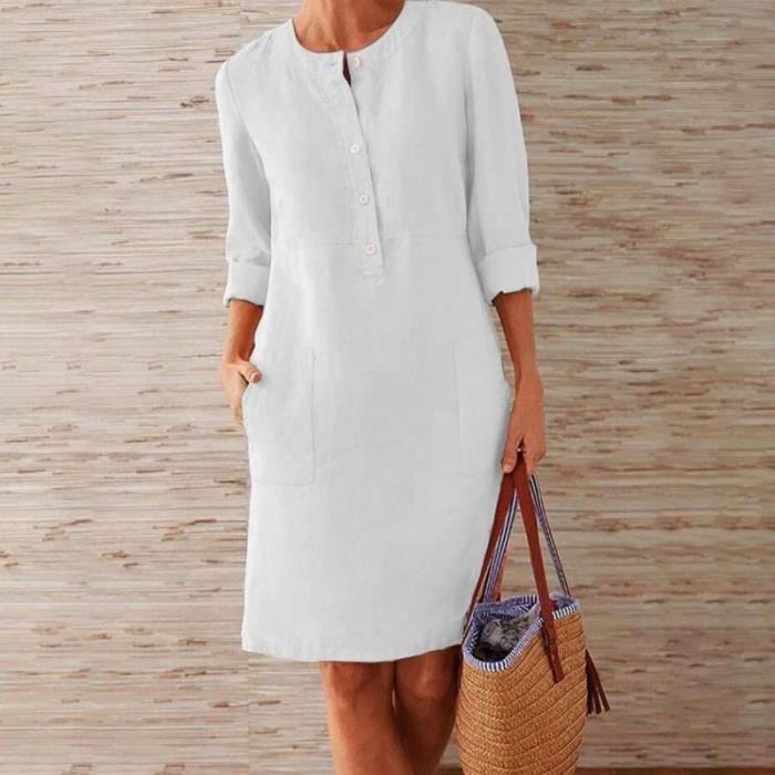 Robe tunique manche longue top