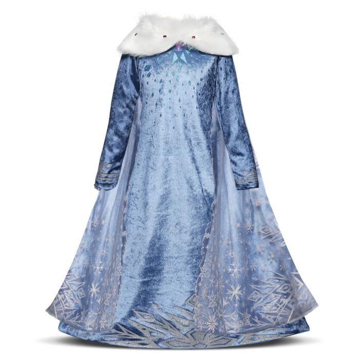 Robe de Princesse Raiponce AMZBARLEY pour Fille - Costume Carnaval Fête  Anniversaire Noël - Cdiscount Jeux - Jouets
