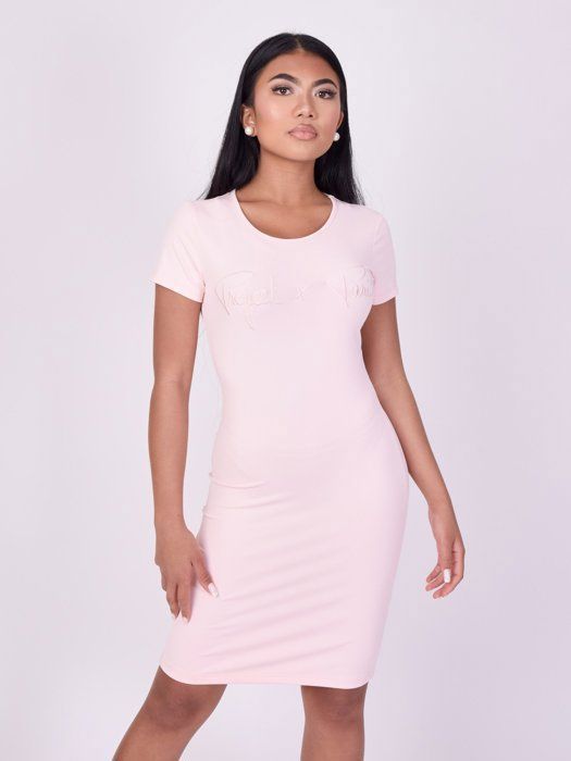 Robe t shirt moulante femme Project X Paris rose clair XS Rose clair Cdiscount Pret a Porter