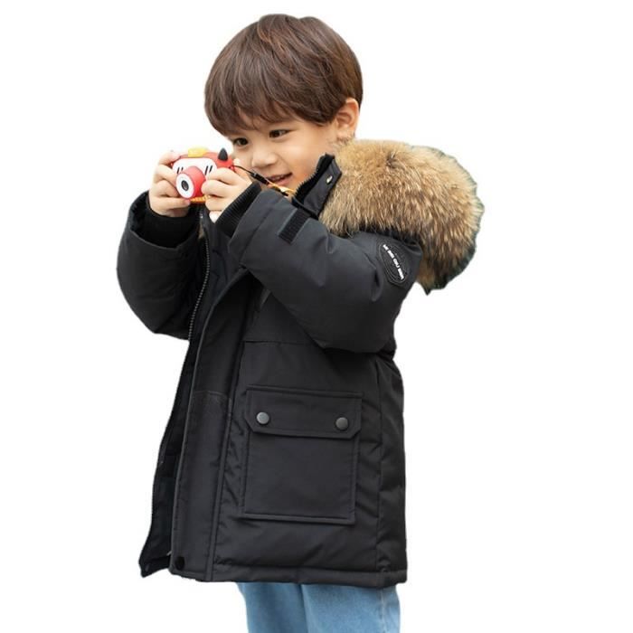 Parka garcon 2025 fourrure