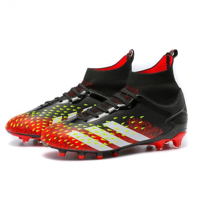 DREAM PAIRS Chaussures Football Garçons Filles Spike Crampons Respirantes - Taille 30