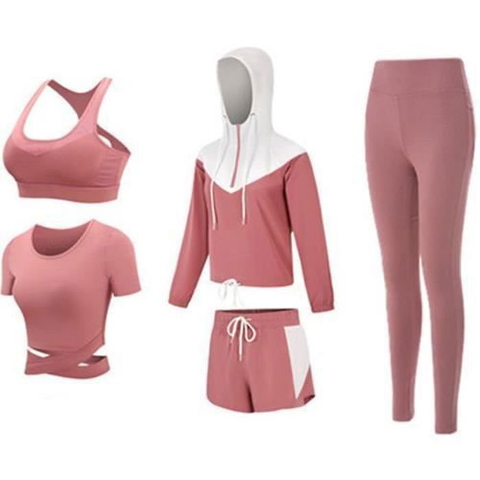 Tenue de sport rose shop