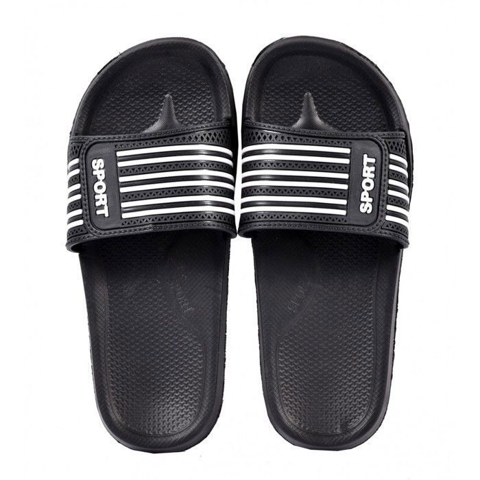 Claquette Piscine Femme PORT 999B NOIR Caoutchouc