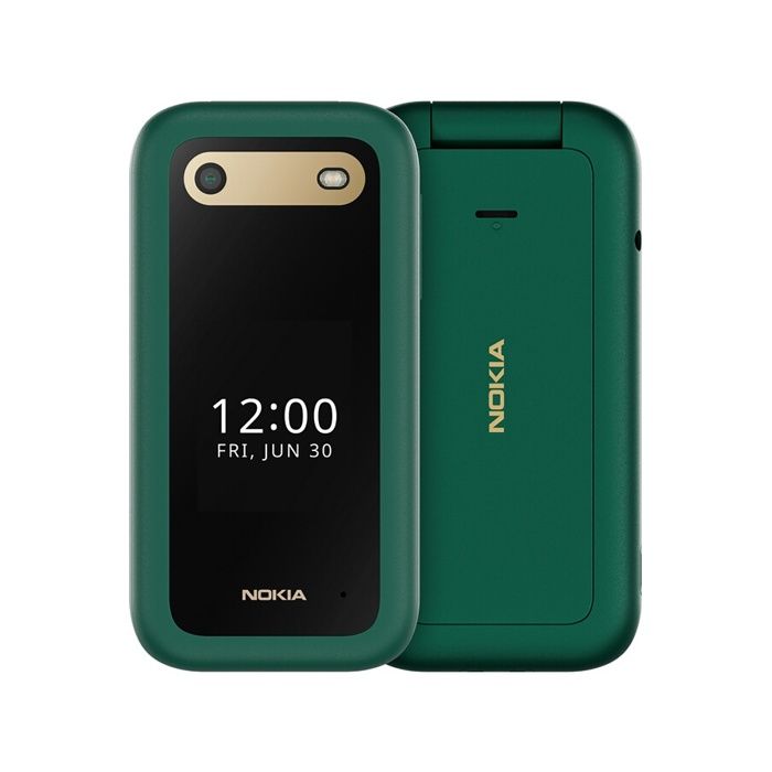 Téléphone portable - NOKIA - 2660 Flip - 4G Dual Sim - Écran 28 pouces - Vert