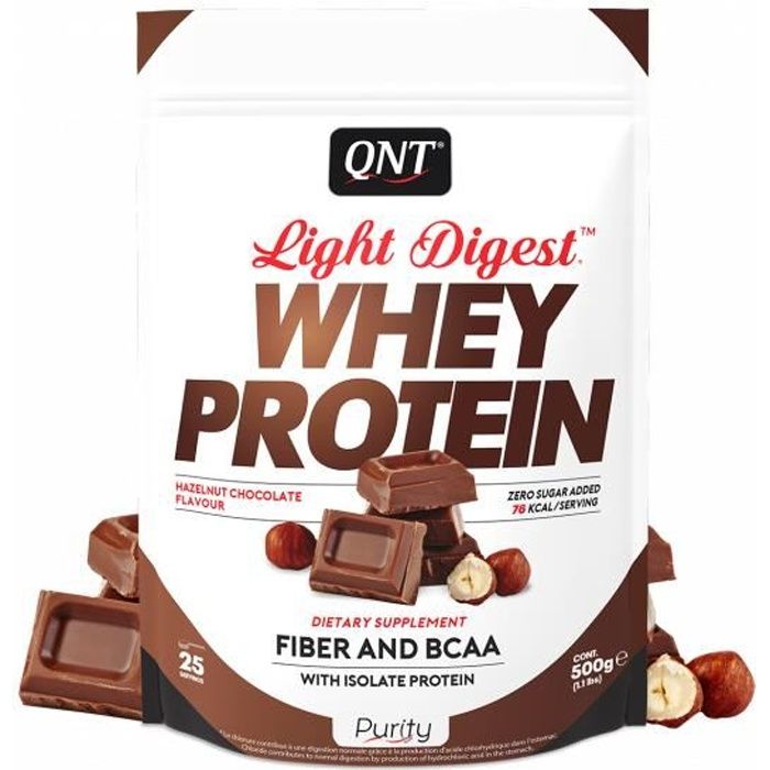 Light Digest Whey Protein Chocolat Noisette 500 g