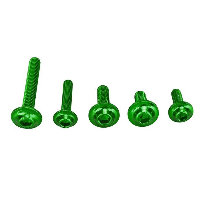 Lot De 4 Vis De Carénage M5x17,5 - Acier Inoxydable - Compatible BMW S1000RR (réf. 46638521654) - 10