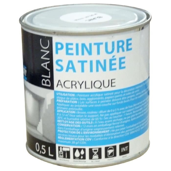 Peinture Batir 1er acrylique Reca Boîte 0,5l B...
