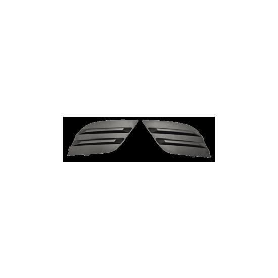 Kit grilles de calandre droite amp gauche pour RENAULT CLIO IV 2016-2019, noir, Neuves.