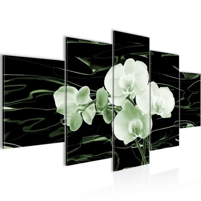 Runa art Tableau Décoration Murale Fleurs D'Orchidée 200x80 cm - 5