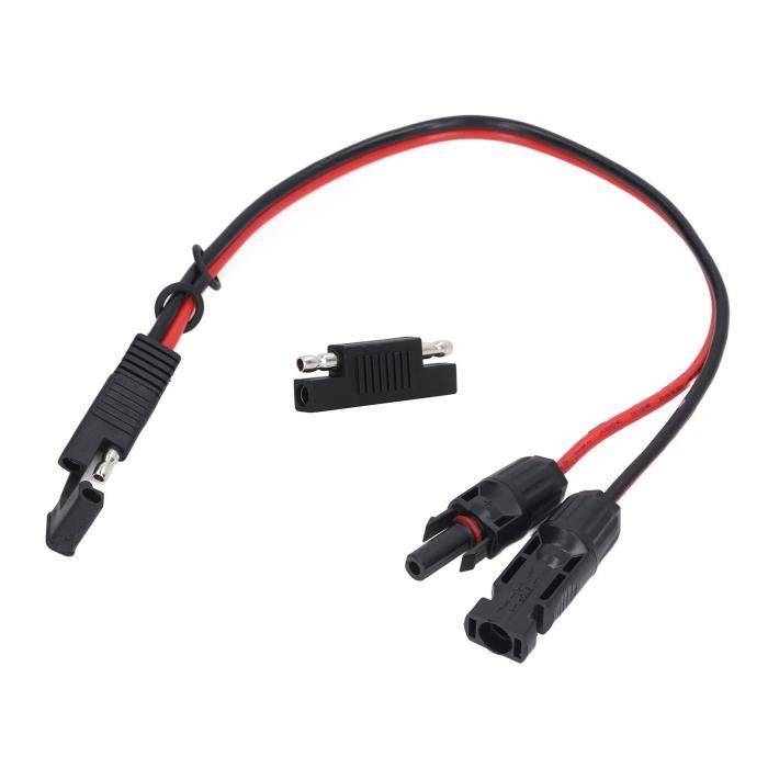 Câble adaptateur solaire SAE Câble adaptateur panneau solaire vers SAE