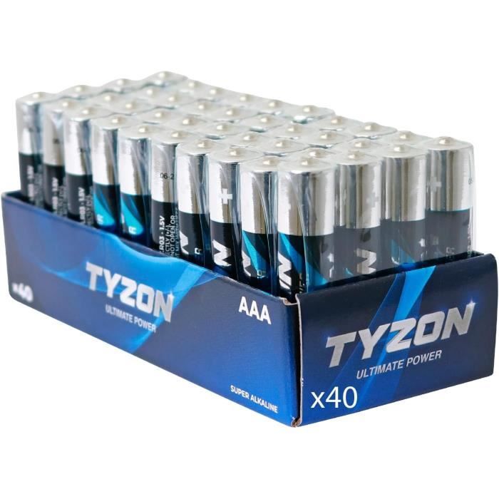 Piles Alcalines Aaa - Lot De 24 Piles Aaa - Pile Aaa 1,5V - Batteries
