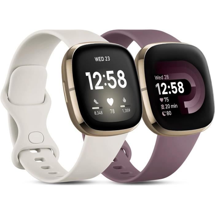 Accessoires Bracelet Et Montre Connectu00e9e AVIZAR Protection Pour FitBit Versa 4 Et FitBit Sense 2