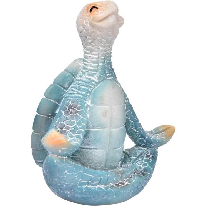 2 Pcs Tortue - Statue Jardin Tranquillité Méditant Des Sculptures