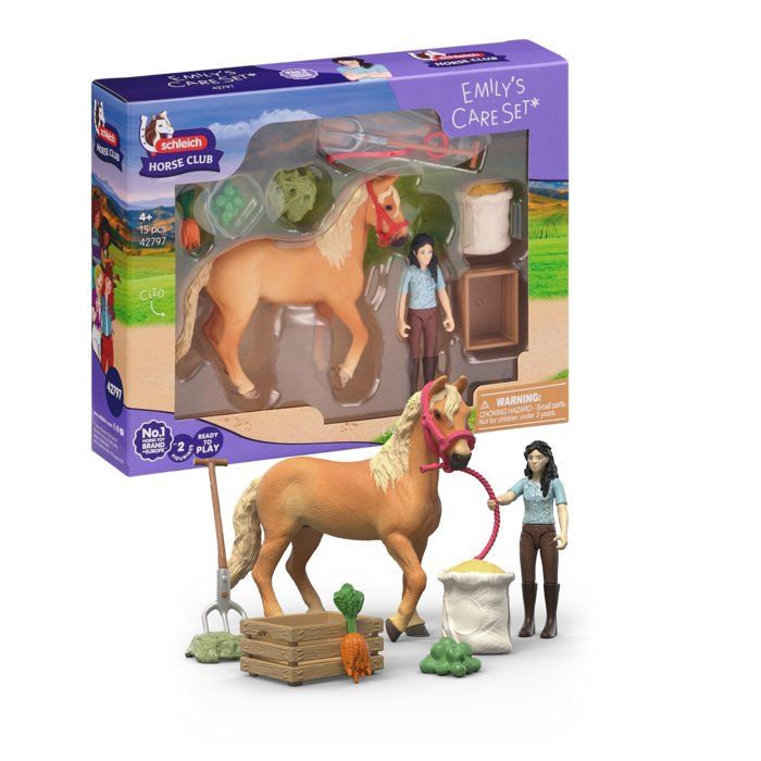 Figurine Kit de soins Emily SCHLEICH 42797 Gamme Horse Club