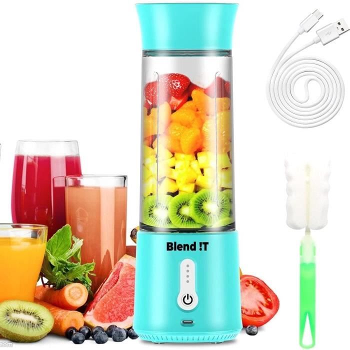 Blend ! T Mini Blender To Go Portable Smoothie Maker Sans fil Rechargeable par câble USB