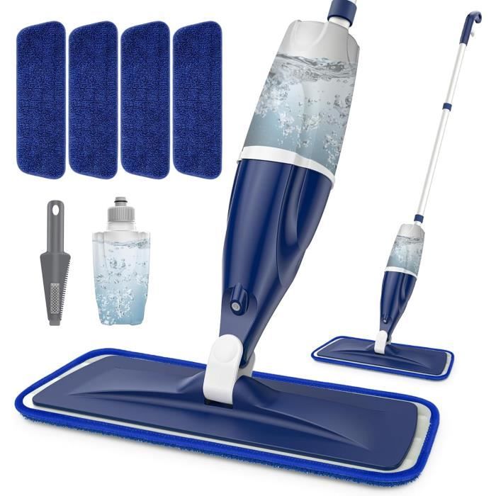 Housse De Balai Réutilisable Microfibre - 25x35 Cm, Pour Nettoyage Humide/sec, Sols Durs, Carrelage, Bois - 10