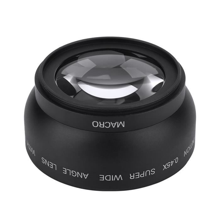 Obiettivo Grandangolare 0.45x Con Clip Da 49mm Per Smartphone, Macro E Paesaggi, Adatto A Quasi Tutti I Cellulari