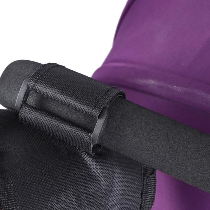 Porte-gobelet Double Pour Poussette - Lot De 2 Supports - Compatible Avec La Plupart Des Poussettes Et Landaus - Noir