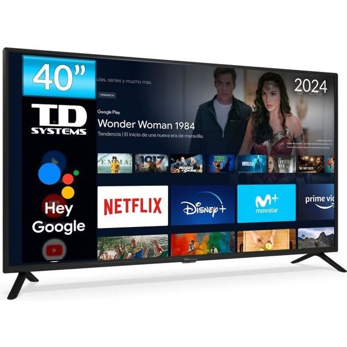 Téléviseur Smart TV 40 pouces Full HD Hey Google Official