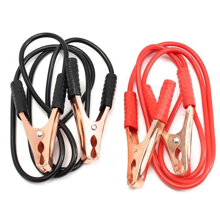 4PCS Rouge Noir Voiture Pinces Crocodile Batterie Pinces Crocodile Clip 50 A 80 mm