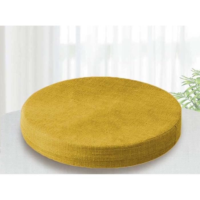 Coussin Chaise Jardin Imperméable - Rond 55x55cm Épaisseur 5/8/10cm