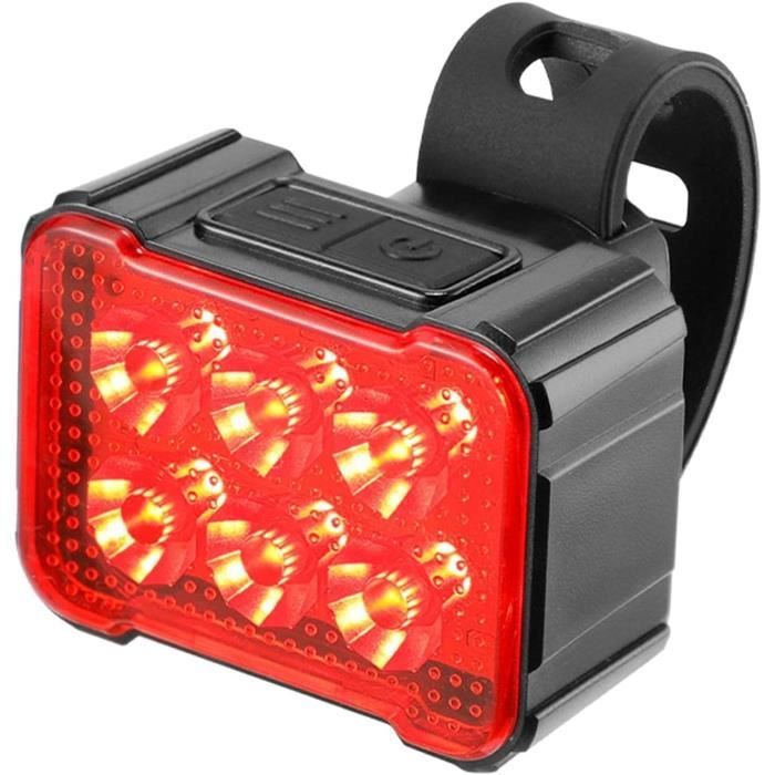 Feu Arrière De Vélo Ultra Lumineux LED Rechargeable Par