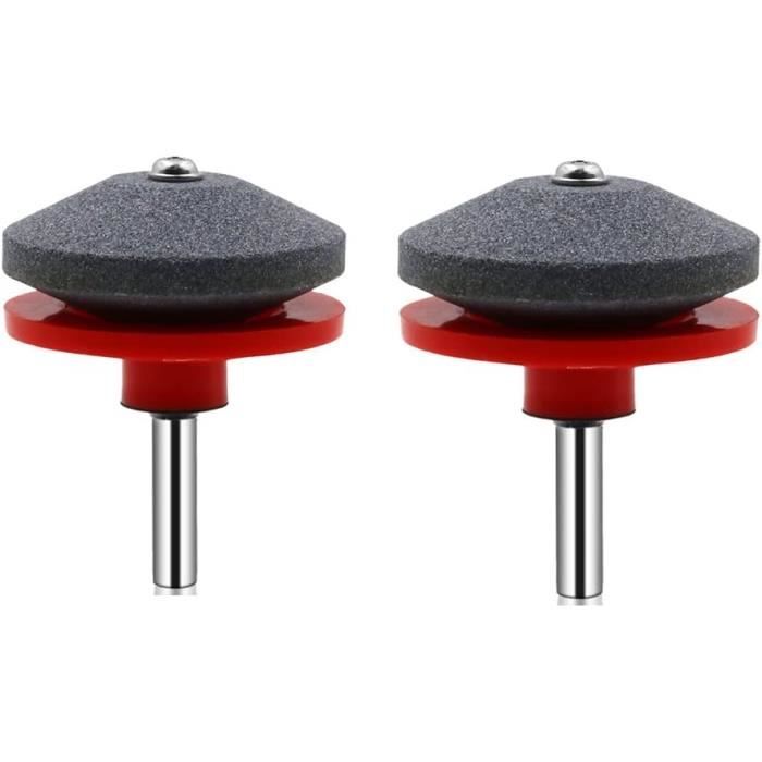 Lot De 2 Aiguiseurs De Fléchettes Et Hameçons – Double Rainure En V, Outil Compact Avec Cordon, Vert Et Bleu – Pour Pointes Métalliques Et Pêche