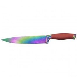 Couteau Chef Lame Titane Arc En Ciel 20cm Glo Achat Vente Couteau De Cuisine Couteau Chef Lame Titane Ar Cdiscount