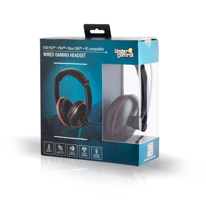 Casque under control ps4 Outlet
