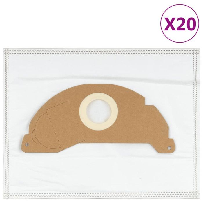 Sacs d'aspirateur pour Kärcher A2004 20 pcs